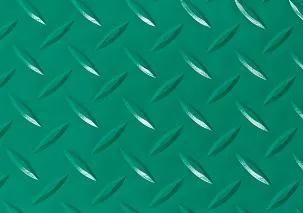 Rubber Mat in Diamond Pattern Willow Leaf Anti-Slip Rubber Sheet