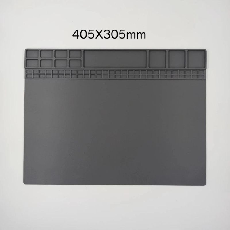 405X305mm Heat Insulation Repair Pad Soldering Work Station Mat Silicon Welding Soldering Maintenance Platform