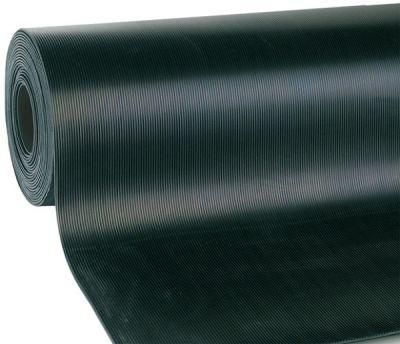 Fine Ribbed Rubber Mat Rolls Manufacturer in China