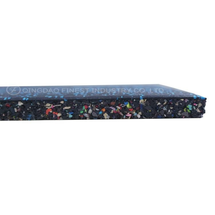 Crossfit Anti Vibration Shock Absorber EPDM Speckles Rubber Gym Rubber Mat Rubber Flooring Rubber Tile