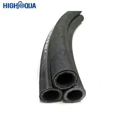High Pressure Steel Wire Braided Rubber Hose with SAE 100 R1 R2