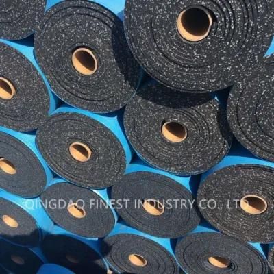 Thickness 3-12mm Crossfit Popular Factory Customized Anti Vibration Shock Absorber EPDM Speckles Gym Rubber Flooring Roll