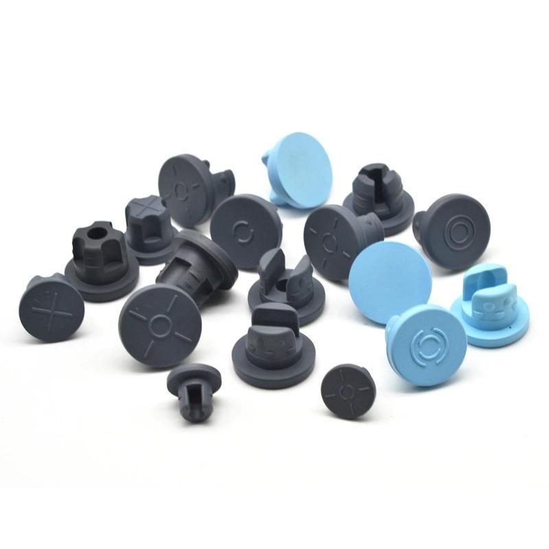 Non-Sterile Pharmaceutical Packaging Rubber Seal Antibiotics Butyl Rubber Stopper for Glass Injection Bottle with CE ISO