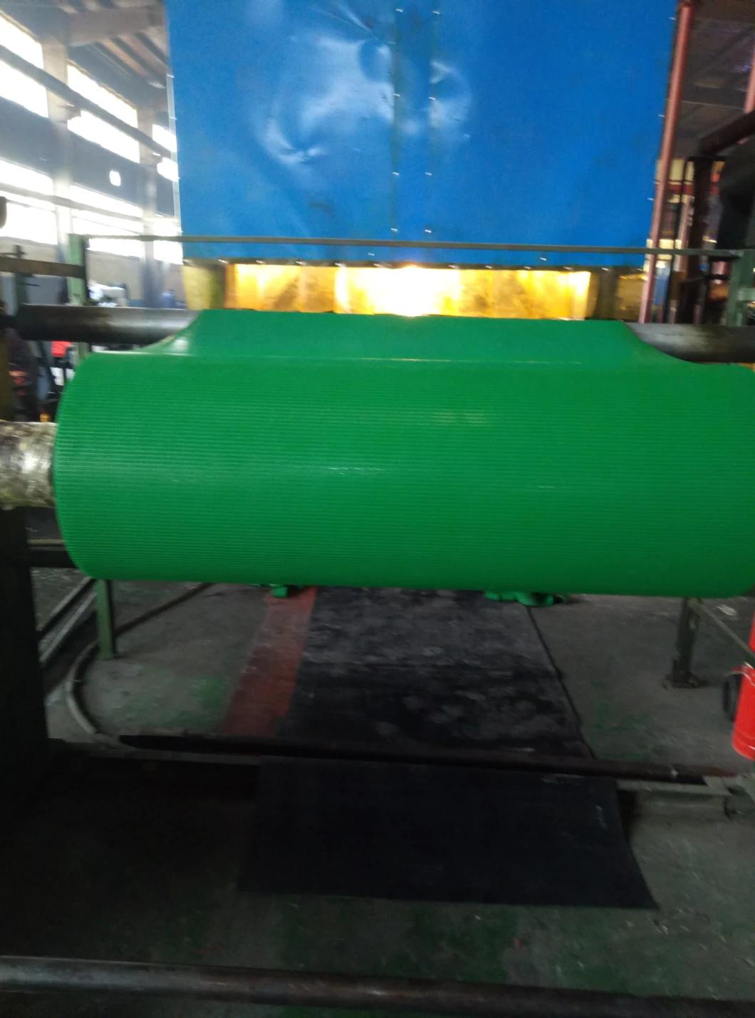 Anti Slip Green /Black Rubber Mat Roll for Flooring