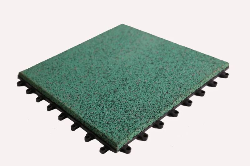 Green Compound EPDM Rubber Mats with Plastic Frame (A-DJ-29)