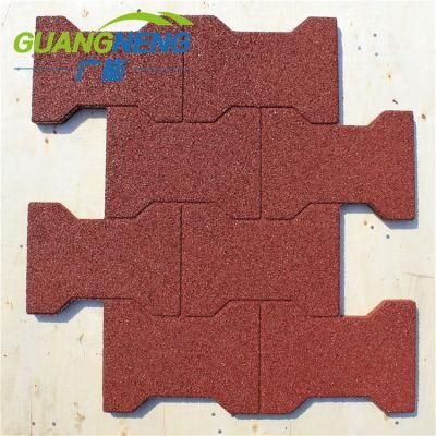 Wear Resistant Interlocking Outdoor Horse Stable Rubber Tile