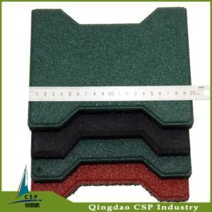 Heavy Duty Walkway Floor Dog Bone Rubber Paver Tile