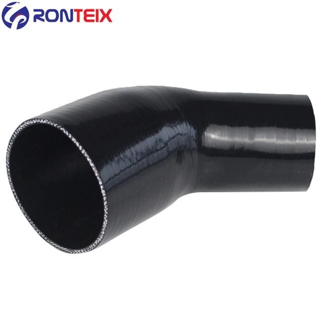 Single Hump Silicone Hose Intercooler Silicone Hose Turbo Silicone Hose 45 Degree Reducer Elbow Flexible Silicone Hose