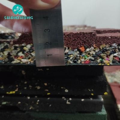 25 mm Thick Neat Surface Flame Retardant Rubber Flooring Elastic Non-Slip Mats Rubber Flooring Carpet