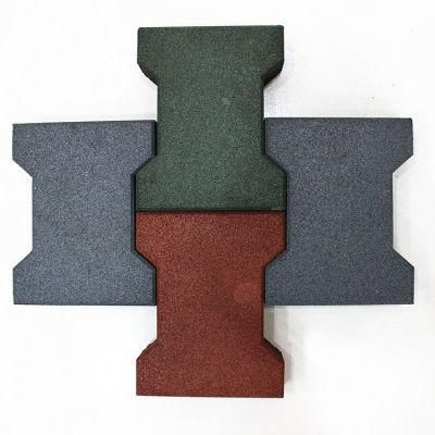 Horse Pavers/Anti-Slip Rubber Flooring/Dog Horse Stable Rubber Tile Flooring Paver