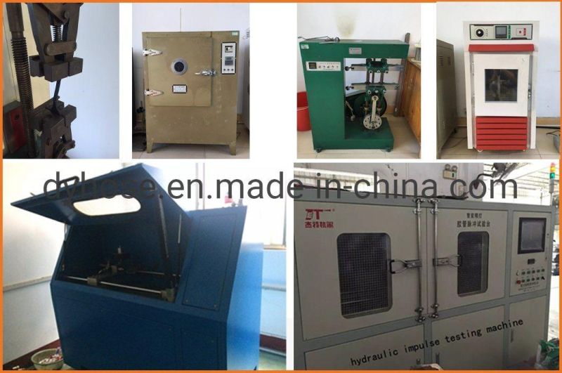 Factory China Hydraulic Hose 4sp High Pressure Rubber Hose