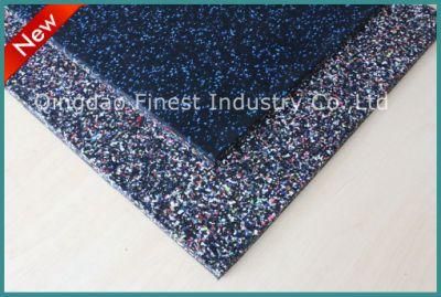Factory Price High Quality Composite Rubber Tile /Compound Rubber Floor /Rubber Mat for Gym and Fitness