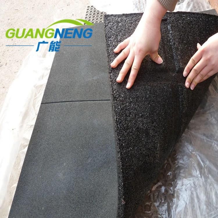 Durable Outdoor Recycled Crossfit Gym Rubber Floor Tiles