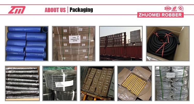 D Shape Soundproof Weather Strip Auto Door EPDM Rubber Seal