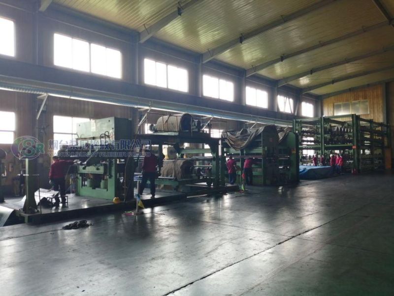 Textile Reinforced Rubber Conveyor Belt with Curb/Skirt Edge