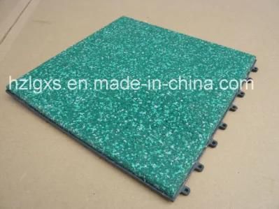 Green Compound EPDM Rubber Mats with Plastic Frame (A-DJ-29)