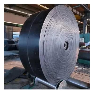 High Quality Steel Cord Rubber Conveyor Belt Ep Nn Sidewall Chevron Rubber Belts for Stone Crusher