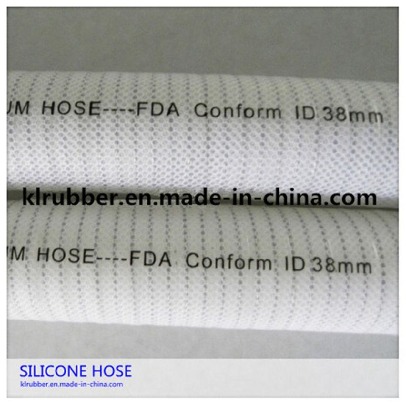 Medical Grade Platinum Cured Transparent Braided Rubber Silicone Tube