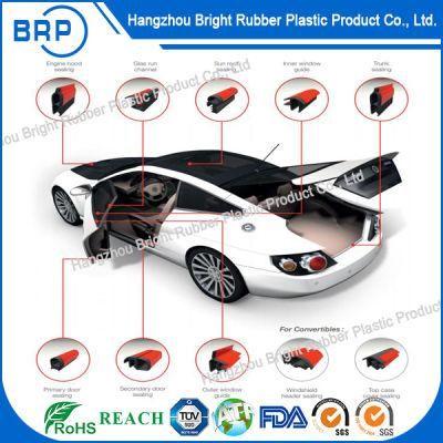 UL94 Antiflame EPDM Extrusion Rubber Door Seal Used on Car