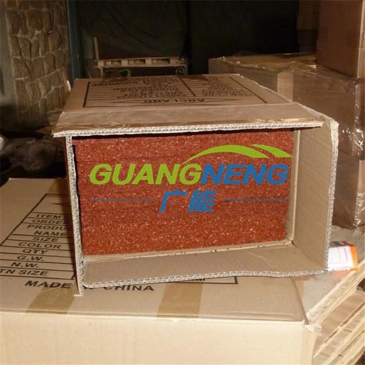 Qingdao SBR Grains Outdoor Rubber Floor Tile Recycle Rubber Tile