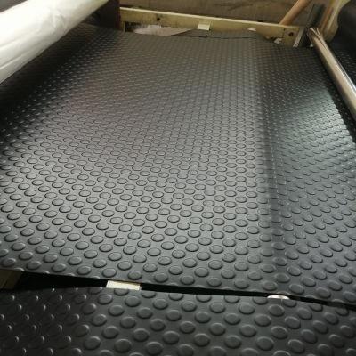 Factory Manufacture Black Coin Rubber Flooring/ Round Stud Rubber Mat