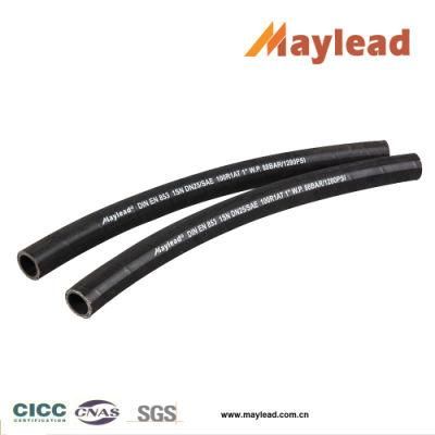 1&quot; High Pressure Steel Wire Braided Rubber Hose Hydraulic Hose En853 1sn