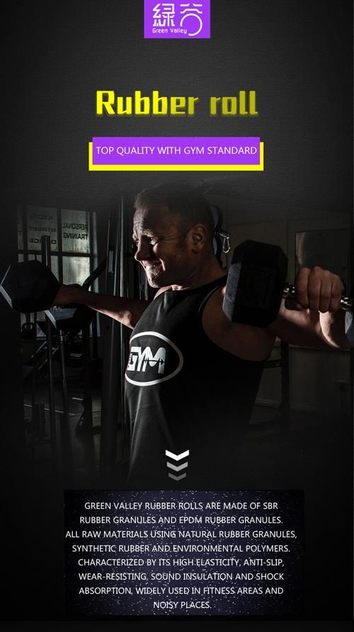 Anti-Shock Rubber Flooring Rolls Rubber Mats for Gym