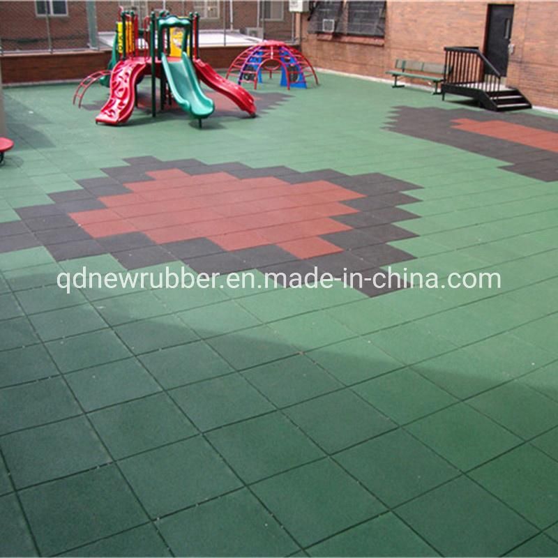 Cheap Shockproof Rubber Mats for Kinds Playgrounds