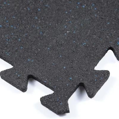 Outdoor Playground Recycled Rubber Flooring Tile, Rubber Gym Mat
