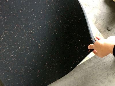 Kids Play Area Safety Exercise Rubber Flooring Mat with Logo Design