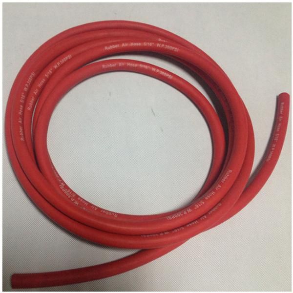 Red NBR Fiber Braided Rubber Fuel Hose for Gasoline