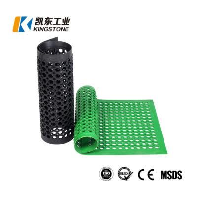Factory Custom Anti Slip Rubber Kitchen Hollow Drainage Mat 3*5