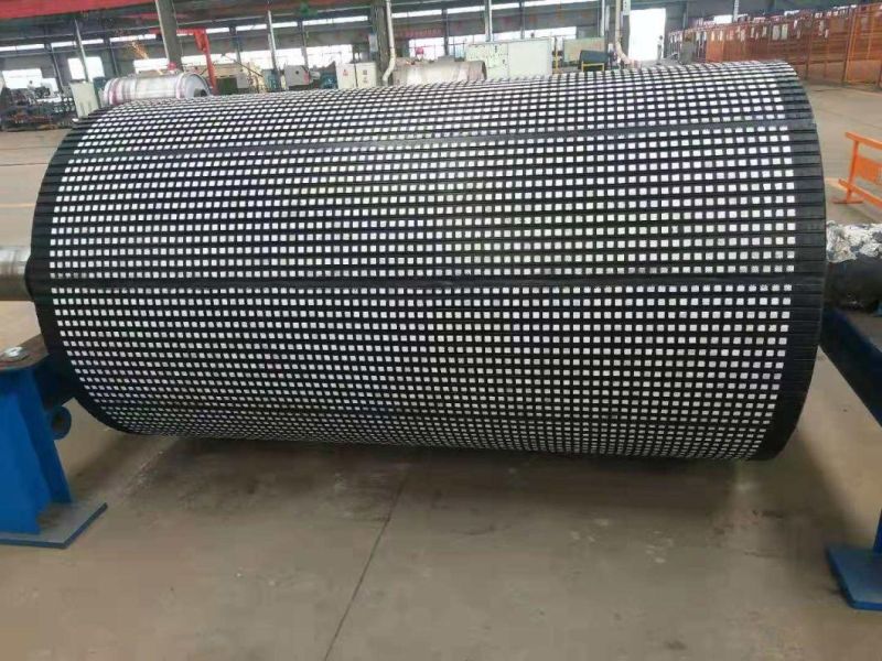 Belt Conveyor Drum Rubber Lagging Drum Pulley Ceramic Bonding Layer Pulley Lagging Thickness