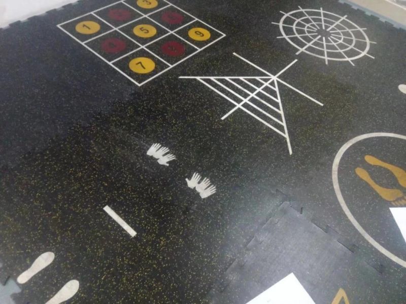 EPDM Rubber Flooring Tiles Fitness Center Rubber Mat