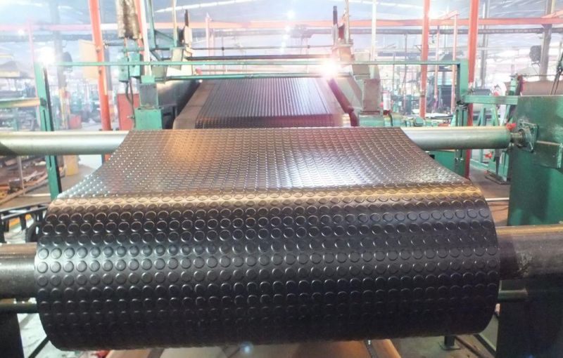 Black DOT Round Anti-Slip Rubber Floor/Mat/Sheet