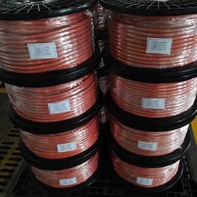 Orange Flexible Rubber Fuel / Oil / LPG Gas Hose