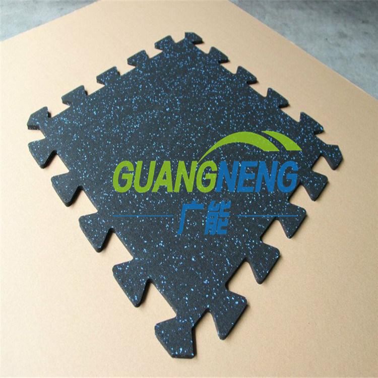 Interlocking Gym Sports Rubber Flooring /Square Rubber Tile