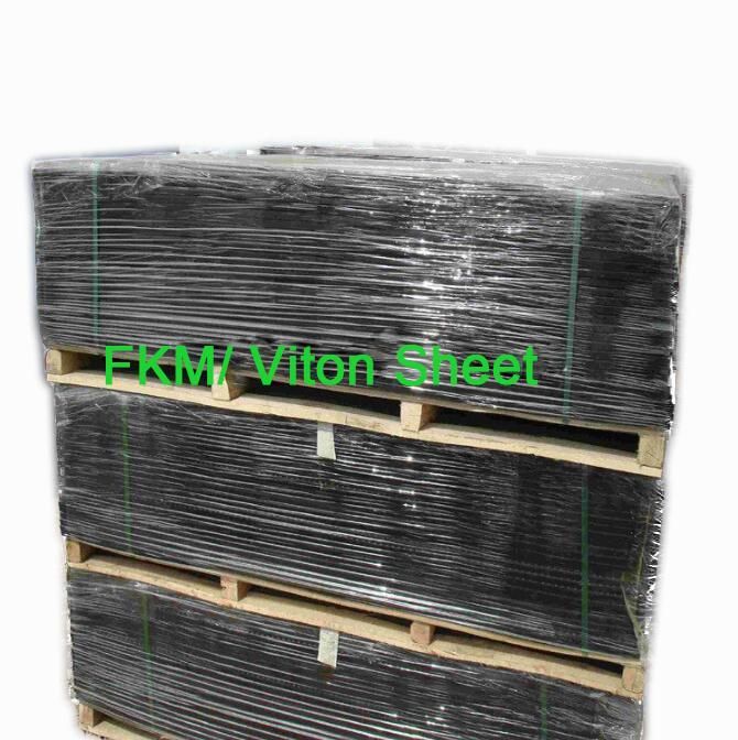 Oil Resistant FKM Industrial Rubber Sheet, Thickness 0.5 - 20.0mm