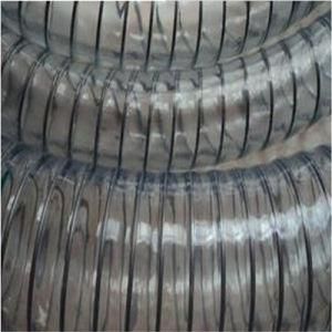 Transparent Flexible Reinforcement PVC Wire Screwed Pipe/Hose