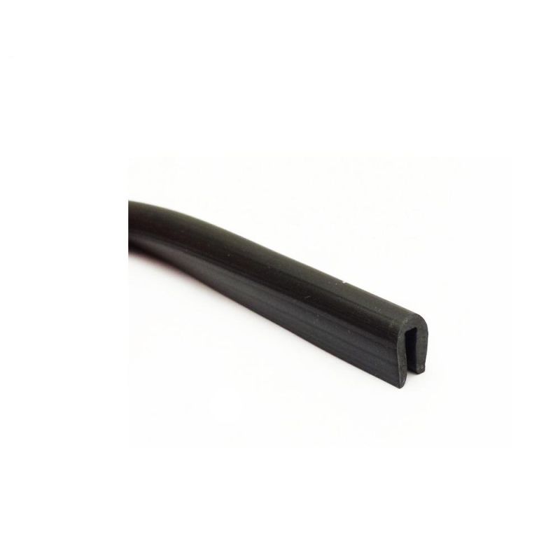 Black Color Extruded U Strip