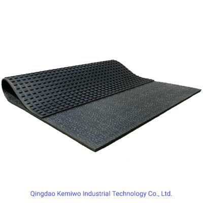 Heavy Duty Black Anti -Fatigue Cow Horse Stall Rubber Mat