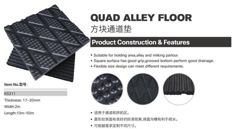 Cheap Float Trailer Cow Horse Stable Stall Rubber Mat for Sale
