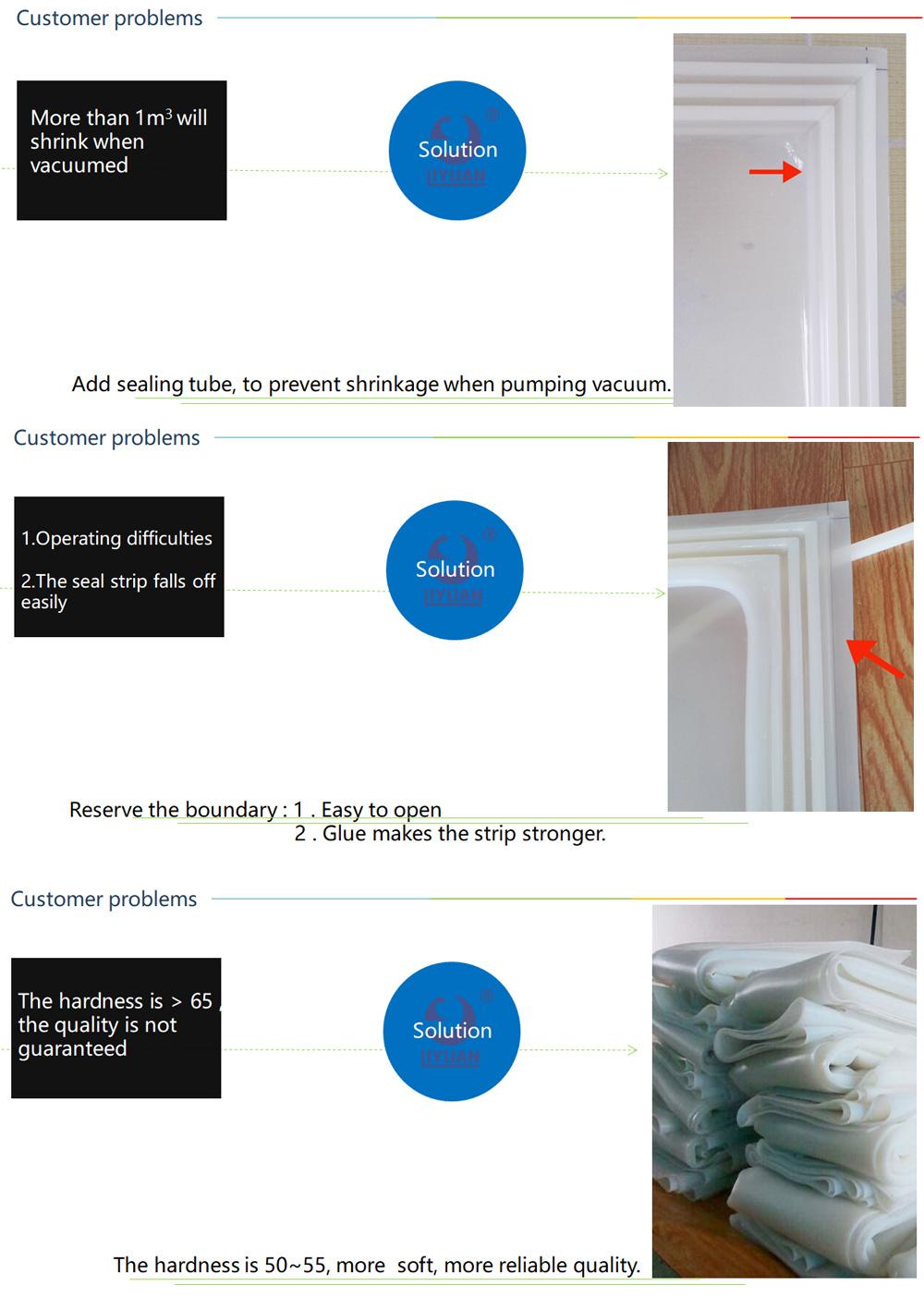 Laminated Glass Furnice Vacuum Silicone Small Sample Rubber Bag