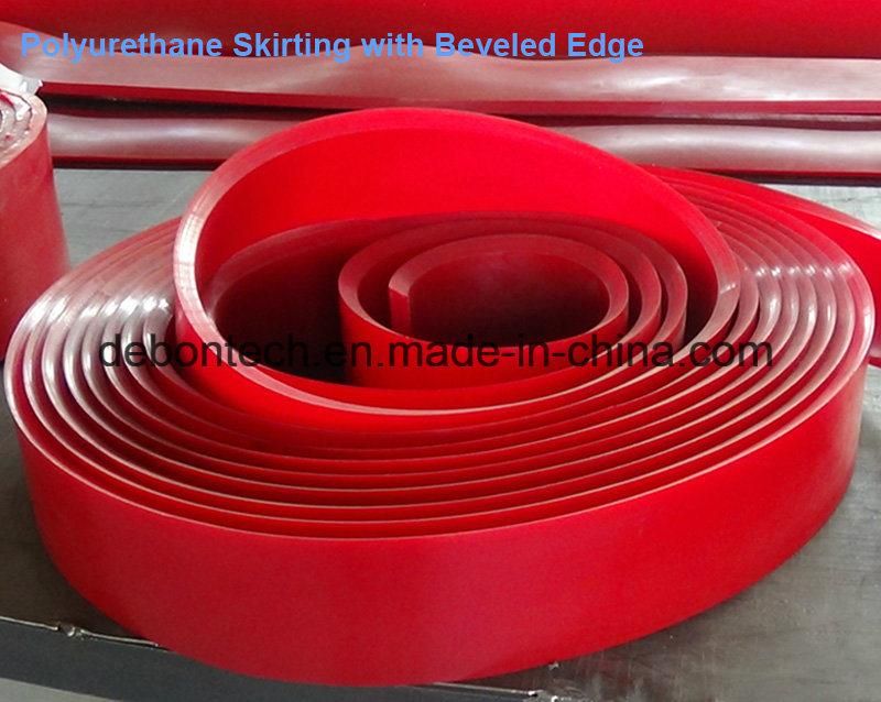 Polyurethane Rubber Dual Seal Conveyor Skirt Board for Belt Sealing Apron System
