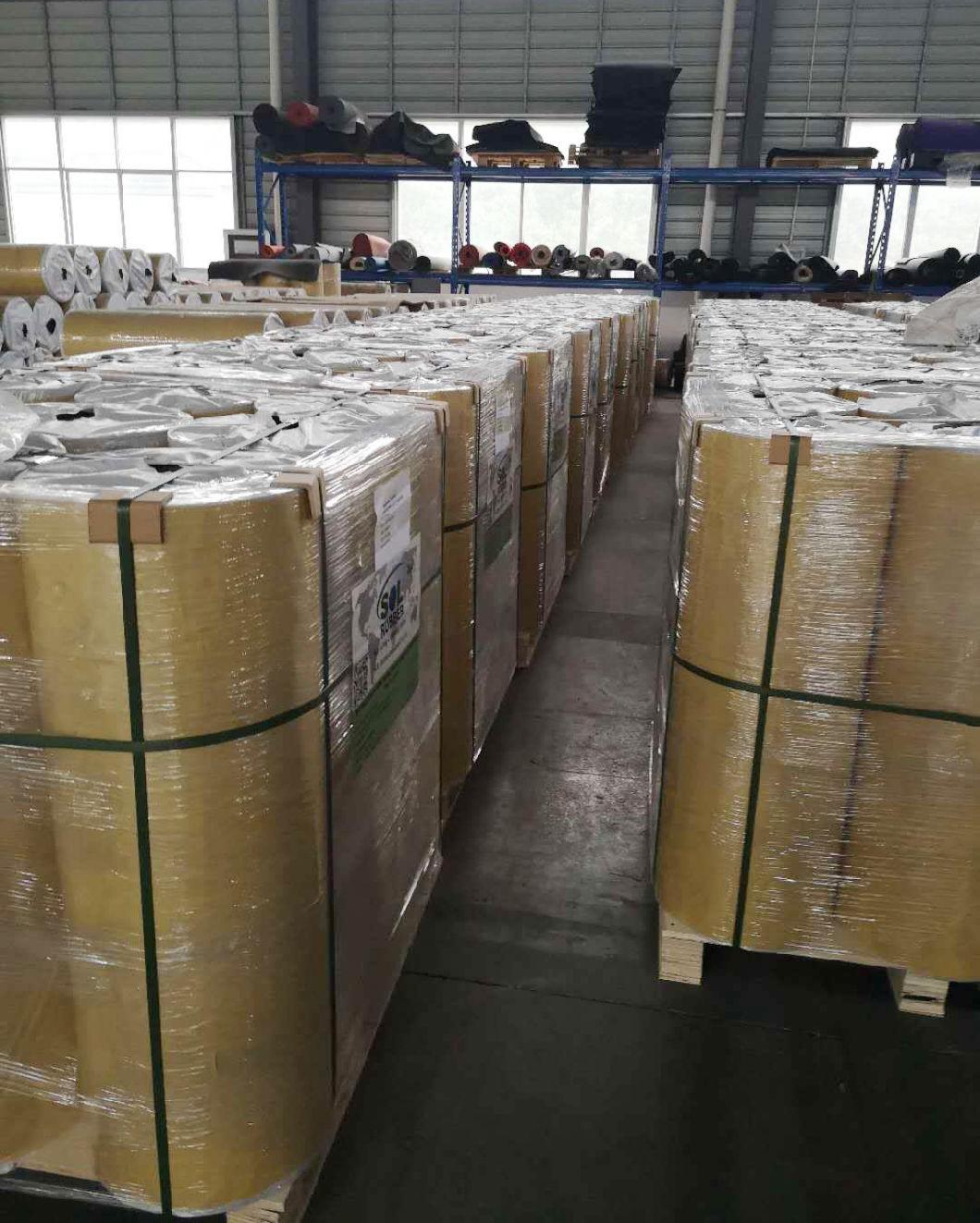 Black Color with 10% EPDM Roll Rubber Gym Mat Floor