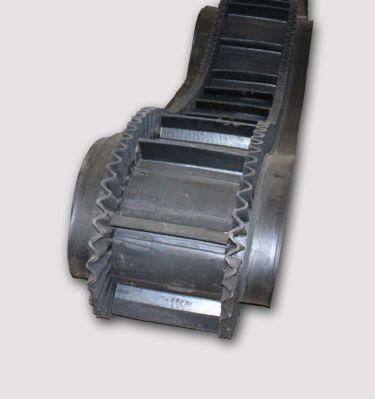 90 Degree Corrugated Sidewall Skirt Conveyor Belt