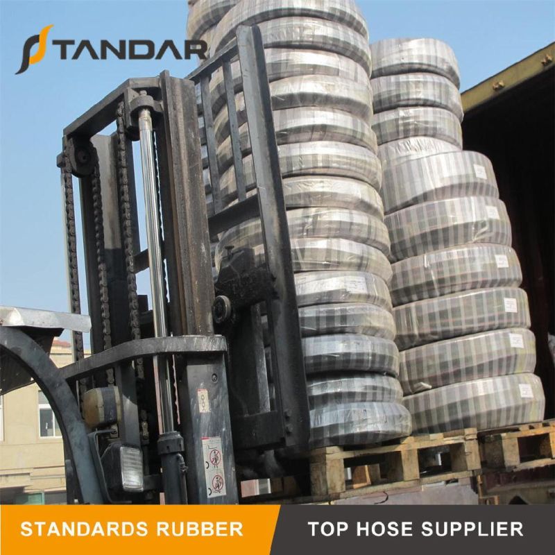 SAE100 R3 Fiber Braided Reinforced Low Pressure Hydraulic Rubber Hose
