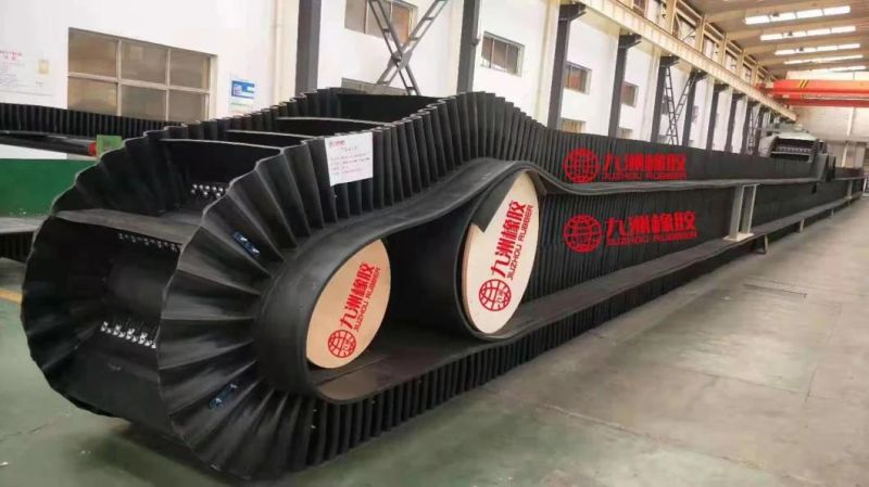 Sidewall Corrugated Rubber Conveyor Belt