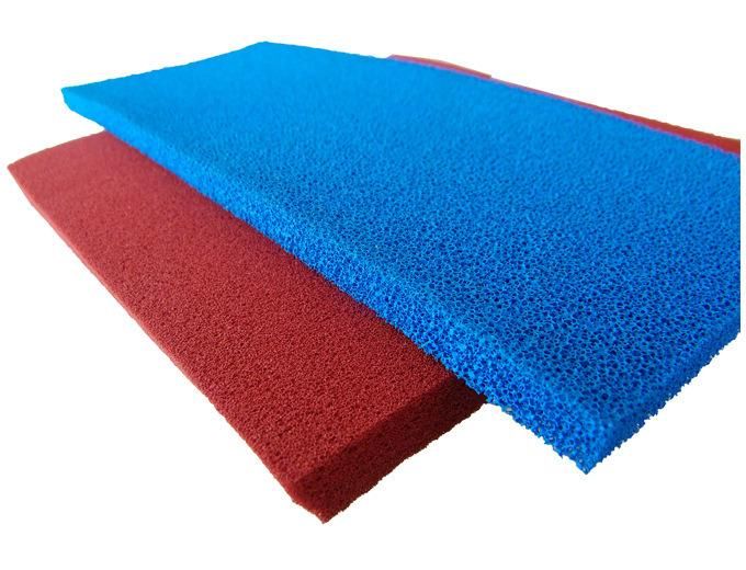 Dark Red Silicone Foam Sheet, Silicone Sponge Sheet, Rubber Sponge Sheet, Rubber Foam Sheet for Ironing Table (3A1002)
