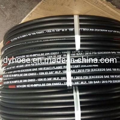 1 or 2 Wire Braided R1/1sn R2/2sn Hydraulic Hose